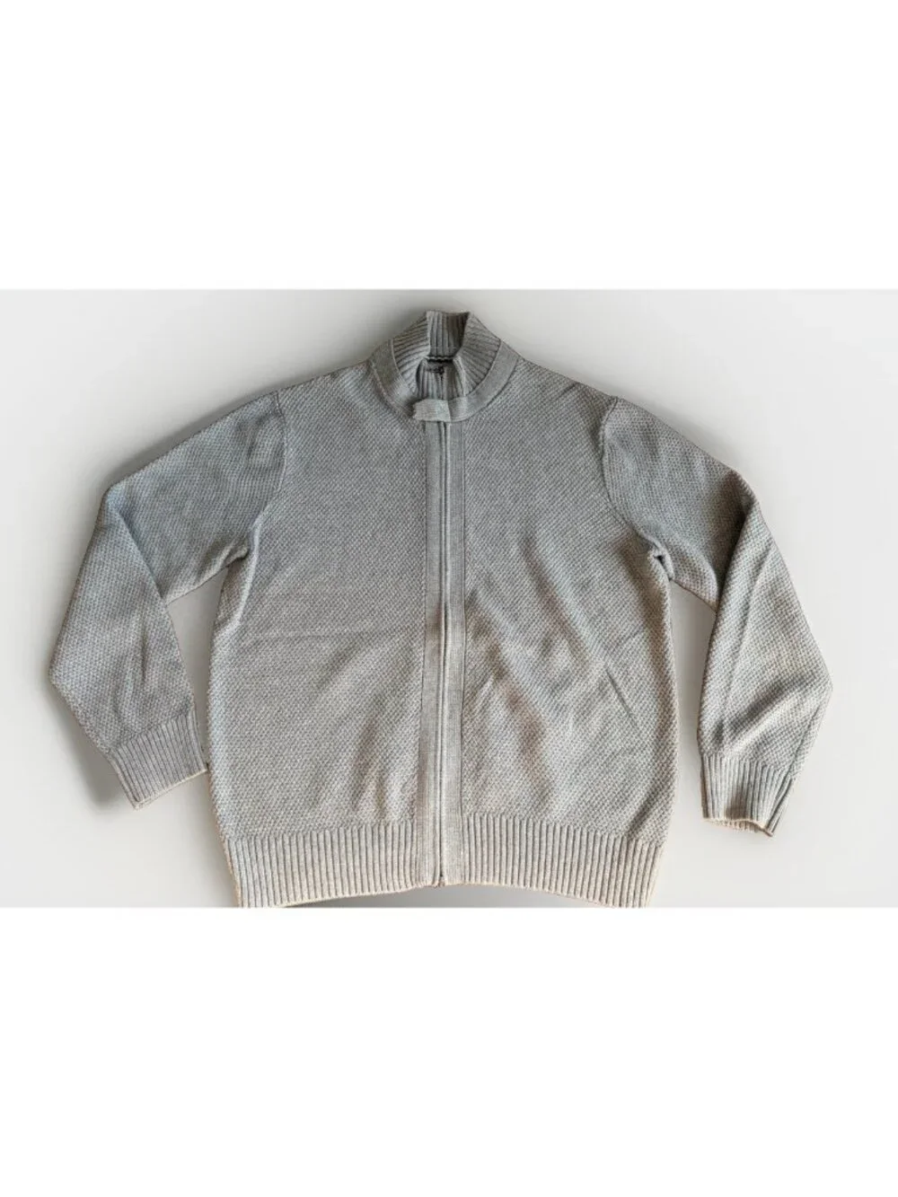 Banana Republic Cardigan Sweater Gray Full Zip  Long Sleeve Men’s XL